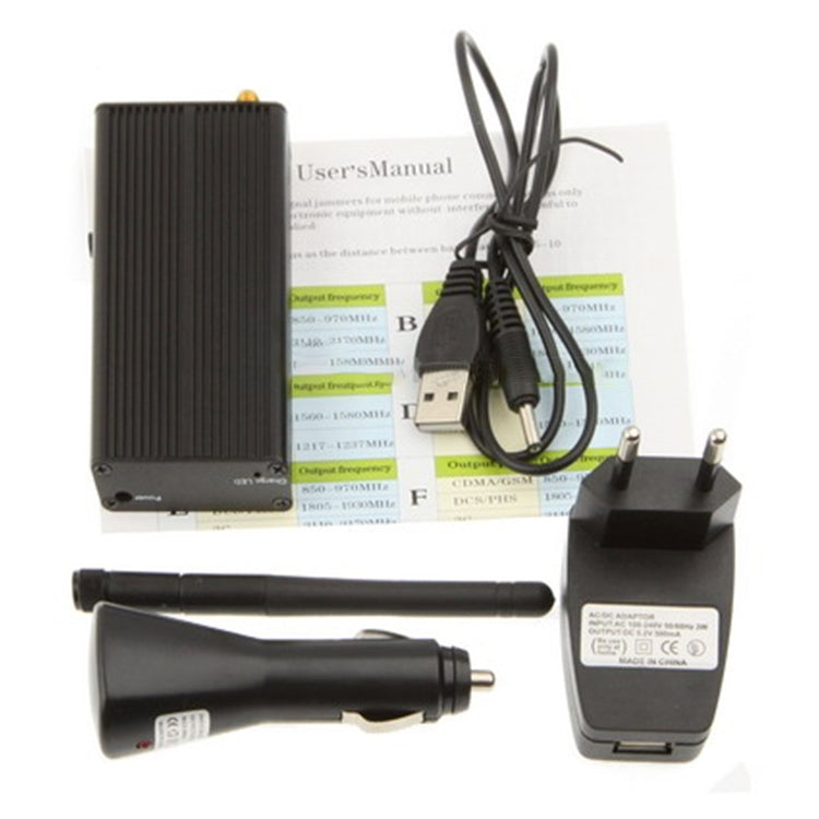 101B Black, Mini Portable WiFi/2.4G Signal Jammer (Coverage: 5~10 meters) 101B Black, Mini Portable WiFi/2.4G Signal Jammer (Coverage: 5~10 meters)